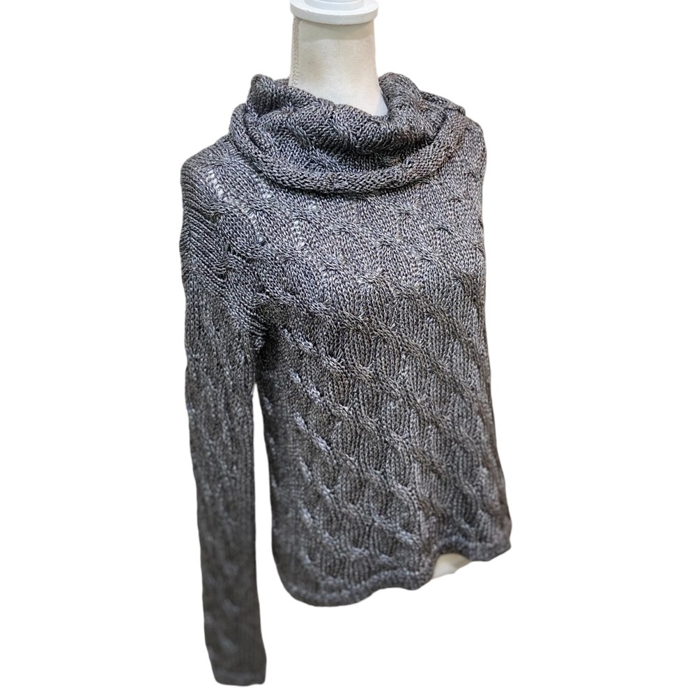 Alice + Olivia Gray Cowl Neck Sweater